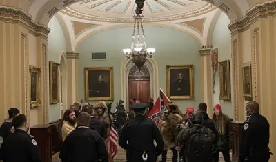 Imagen de lo ocurrido en el Capitolio.