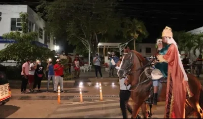 Recorrido de los Reyes Magos por las calles de Baranoa.