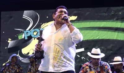 El cantante vallenato Poncho Zuleta.