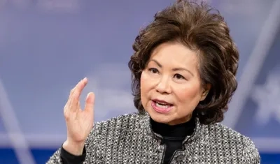 La secretaria de Transporte de Estados Unidos, Elaine Chao.