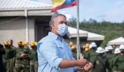 Iván Duque en Providencia.