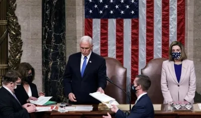Mike Pence en el Capitolio.