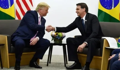 Donald Trump y Jair Bolsonaro.