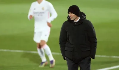 Zinedine Zidane, técnico del Real Madrid. 
