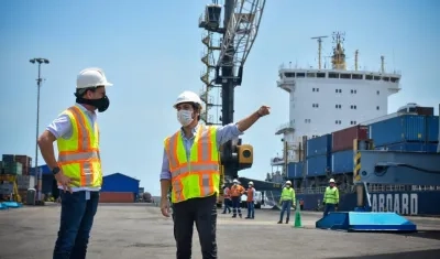 El Alcalde de Barranquilla, Jaime Pumarejo.