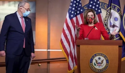 La presidenta de la Cámara Baja de EE.UU., Nancy Pelosi.