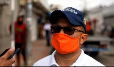 Jorge María, Jefe Operativo de Tránsito de Soledad.