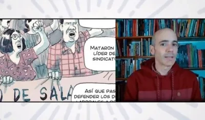 Ilustrador español Javier De Isusi, ganador del Premio español Nacional del Cómic 2020.