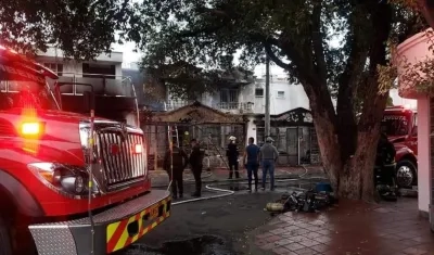 Sitio de la tragedia en Cúcuta.