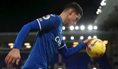 James Rodríguez, jugador colombiano. 