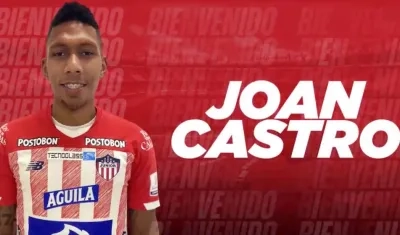 Joan Castro, nuevo jugador de Junior. 