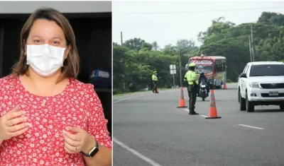 Susana Cadavid, directora de Tránsito del Atlántico.