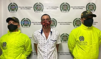  Edmar Aibardo Giraldo Areiza, capturado por la desaparición y muerte de dos personas en Antioquia.