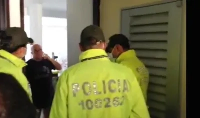 El Fiscal Gustavo Orozco Pertúz, en el momento de ser capturado.