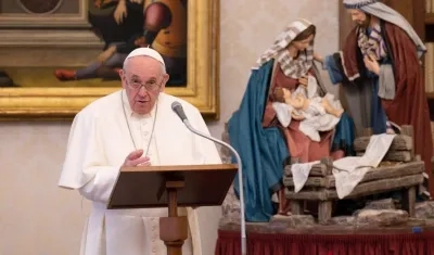 Papa Francisco en El Vaticano.