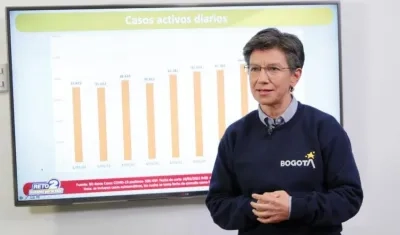 Claudia López, alcaldesa de Bogotá.