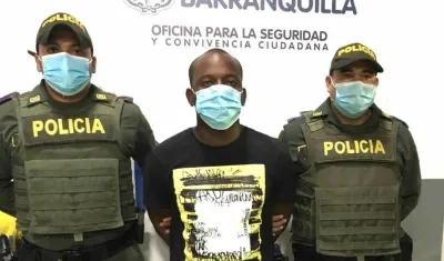 El presunto homicida capturado.