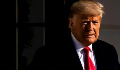 El presidente estadounidense saliente, Donald Trump.