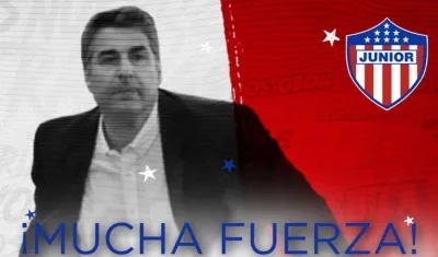 Santiago Escobar, ex entrenador de Junior. 