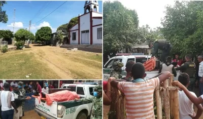 Barranco de Loba fue escenario de un hecho de sangre el miércoles que tiene conmocionada a la comunidad.