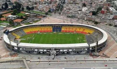 Estadio El Campín de Bogotá.