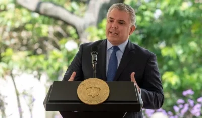 El Presidente de la República, Iván Duque.