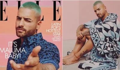 Maluma, portada de ELLE en Estados Unidos.