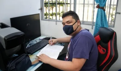 Alejandro Salas, estudiante con "puntaje perfecto" en las Pruebas Saber.