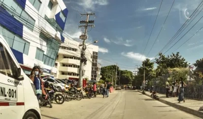 Una calle de Cartagena.