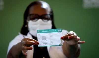 La enfermera Mônica Calazans.