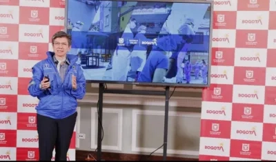 Claudia López, Alcaldesa de Bogotá.
