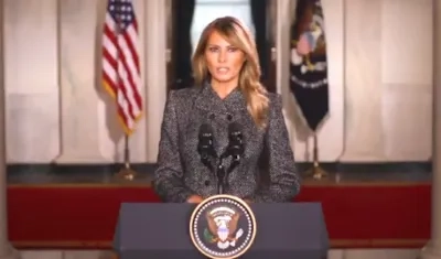 Melania Trump.