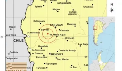 El epicentro fue en San Juan.