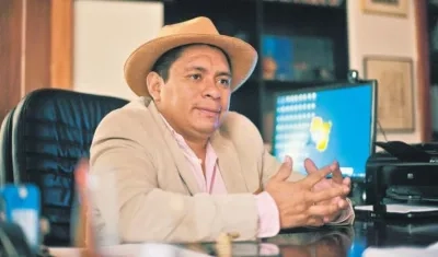 El líder indígena Luis Fernando Arias.