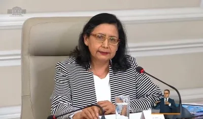 Gina Tambini, representante en Colombia de la OMS y la OPS.