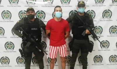 Dody Alfonso Delaytz Villa, capturado por extorsión.