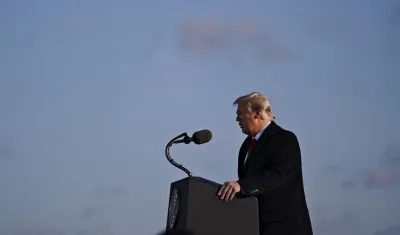 El presidente estadounidense saliente, Donald Trump.