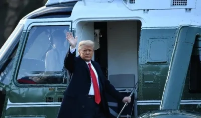 El presidente saliente de Estados Unidos, Donald Trump.