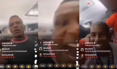 Imágenes de la repudiable burla de los jugadores americanos.