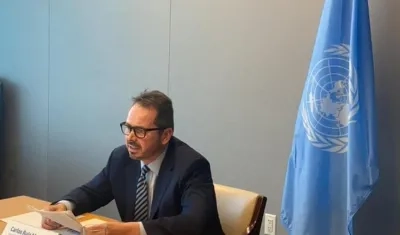 Carlos Ruiz Massieu, Jefe de la Misión ONU en Colombia. 