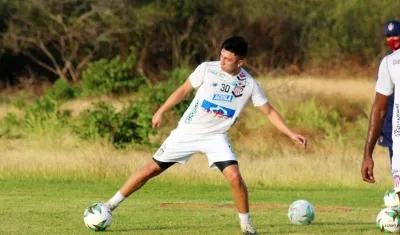 Fabián Ángel, volante de Junior. 