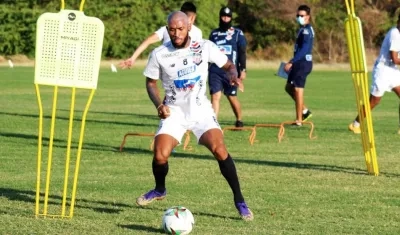 Freddy Hinestroza, jugador de Junior. 