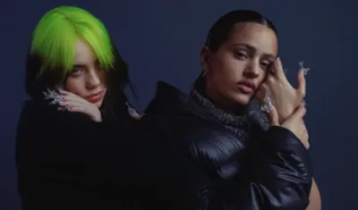  Billie Eilish y Rosalía.