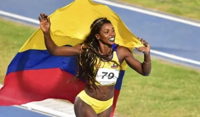Catherine Ibargüen, ganadora de oro en Rio 2016. 
