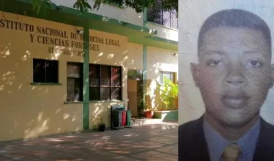 Jhon Héctor Zúñiga González fue llevado a Medicina Legal, en Barranquilla. 