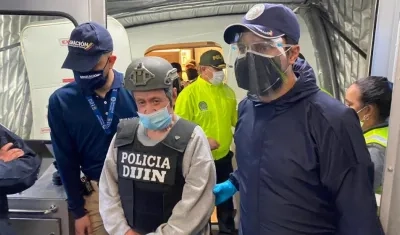 Hernán Giraldo, deportado.