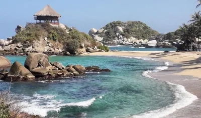 Imagen del Parque Tayrona.