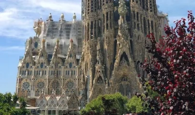 Basílica de la Sagrada Familia de Barcelona.