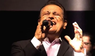 Ismael Miranda en una de sus presentaciones.