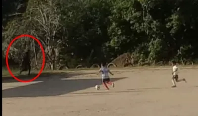 Foto donde aparece la sombra desconocida. 